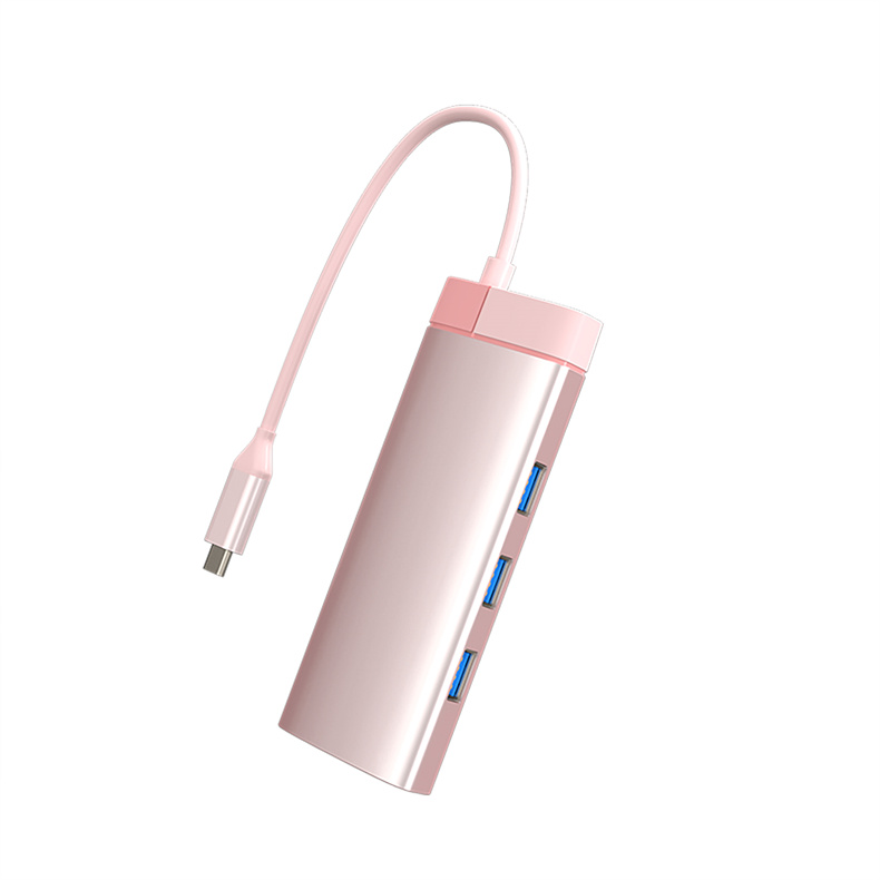 2023 New Arrival Multiport Adapter USB Hub for iPad Pro Dell XPS Laptop PD USB C Type C To 4K HDMl Multi Docking Station 5 In 1