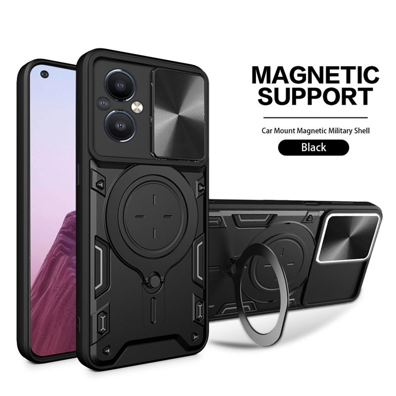 Mobile Phone cases 5G Case Slide Camera Lens Protection Ring Holder Armor Shockproof Coque For  Tecno Infinix Samsung OPPO REALME Xiaomi Redmi VIVO Iphone Huawei