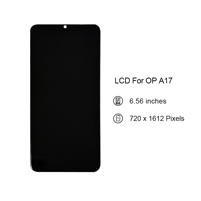 OPPO A17 LCD Screen Replacement For OPPO A17 Display Touch Screen Digitizer Assembly For OPPO A17