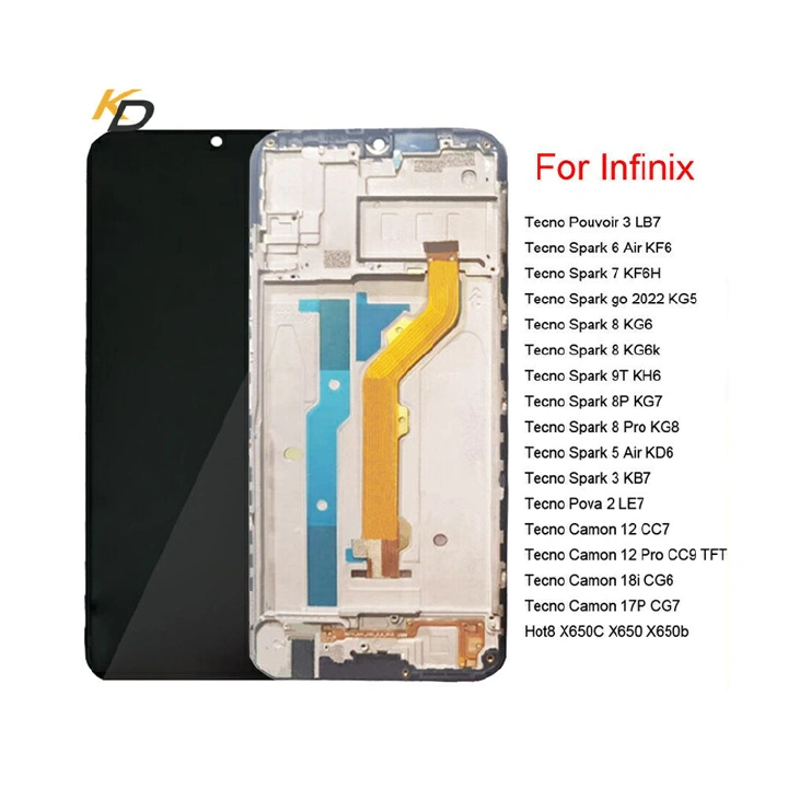 For Tecno Spark 4 Mobile Phone Lcd Screens For Infinix Display Smart 5 Note 7 X690 Lcd For Itel A56 Tecno  Hot8 Lcds