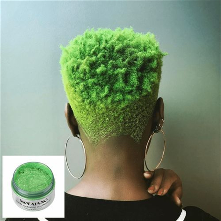 120G Hair Wax Hair Fashion Temporary Instant Unisex Natural Washable Moisturizing Modelling Fashion Colorful Hair Color Wax Hair Accessories