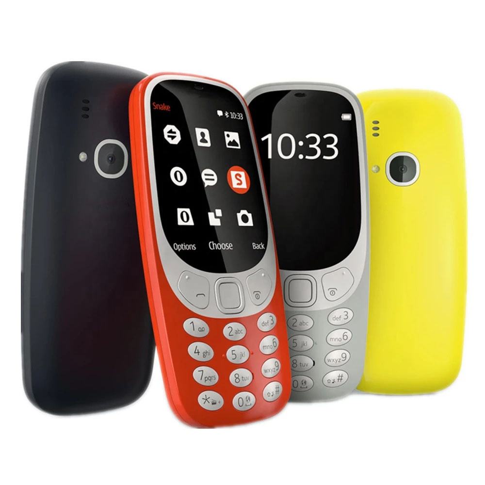 Nokia  3310(2017) Mobile Phones Dual SIM Card 2.4 Inches 2G GSM 2MP 3310 Unlocked Cellphone