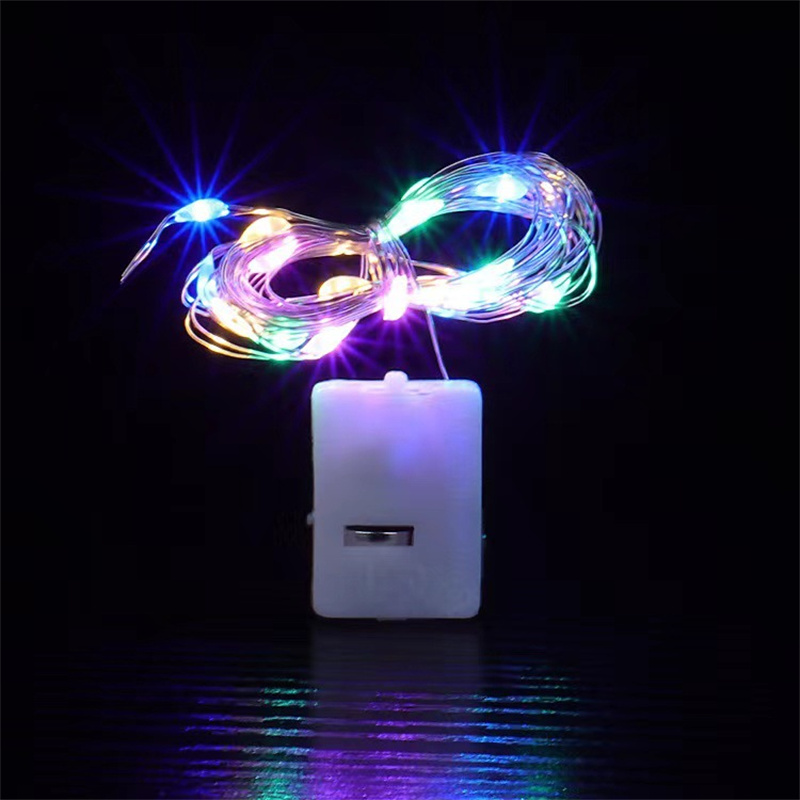 10 PACK Led String Lights 3 Modes of Lighting Wedding Decoration Fairy Light Party Holiday Lights Ambient Decor Darkviolet