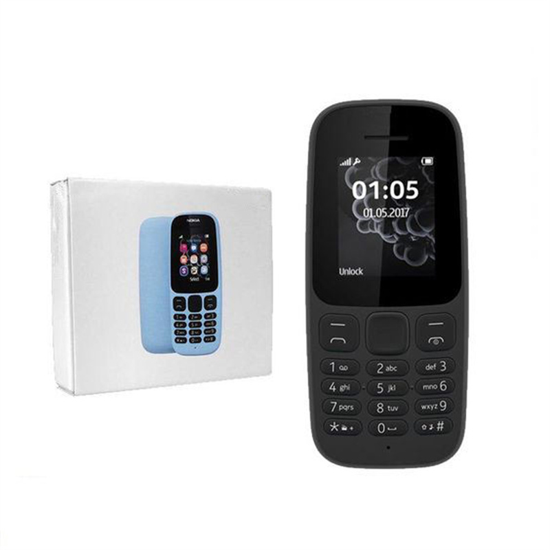 Refurbished Original Nokia 105 2019 4th Edition Factory Unlocked Original Simple Super Cheap Classic Bar Mobile Phone