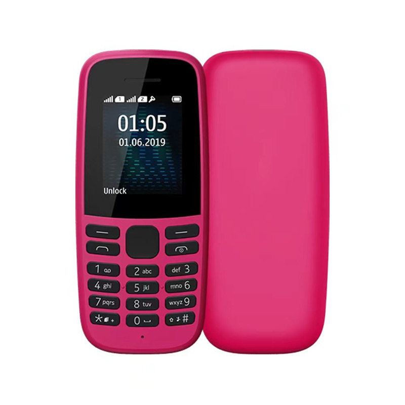 Refurbished Original Nokia 105 2019 4th Edition Factory Unlocked Original Simple Super Cheap Classic Bar Mobile Phone