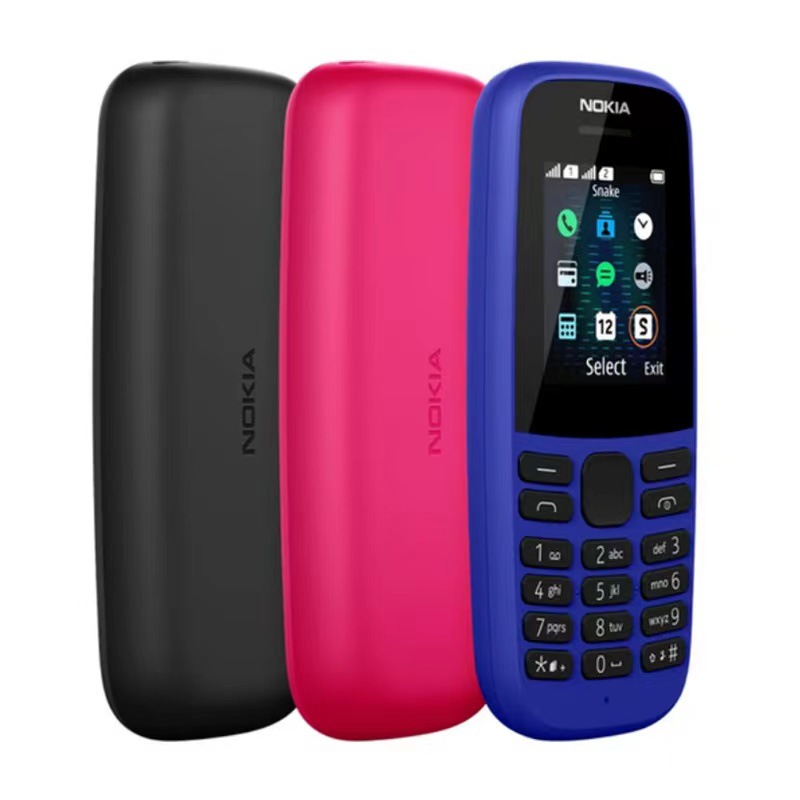 Refurbished Original Nokia 105 2019 4th Edition Factory Unlocked Original Simple Super Cheap Classic Bar Mobile Phone