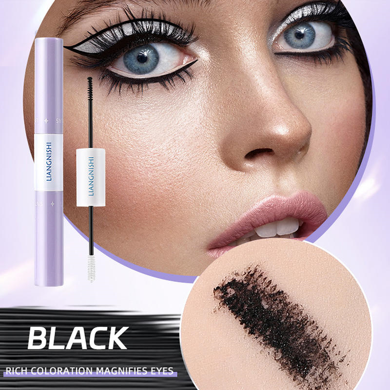 2 in 1 Lash Bond and Seal for Eyelash Extensions Cluster Lash Glue Long Lasting Eyelash Glue Waterproof DIY Lash Extension Glue Mascara Wand Individual Lash Glue