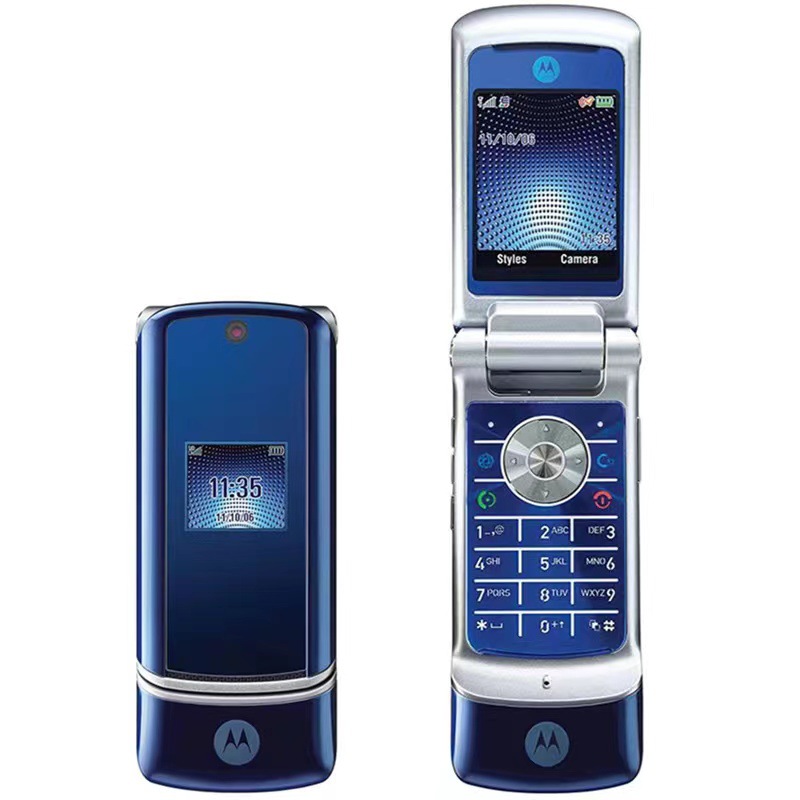 Motorola KRZR K1 Flip Cell Phone GSM 850 900 1800 1900 1.9" 2MP Unlocked Classic Flip Cell Phone