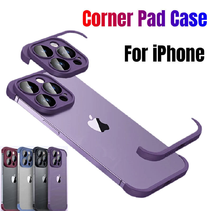 Frameless Fit for iPhone 12, 13, 14 Pro Max Case with Camera Lens Protector, Slim Soft TPU Shockproof Phone Cover, Minimalist Yet Protective Bumper Shell