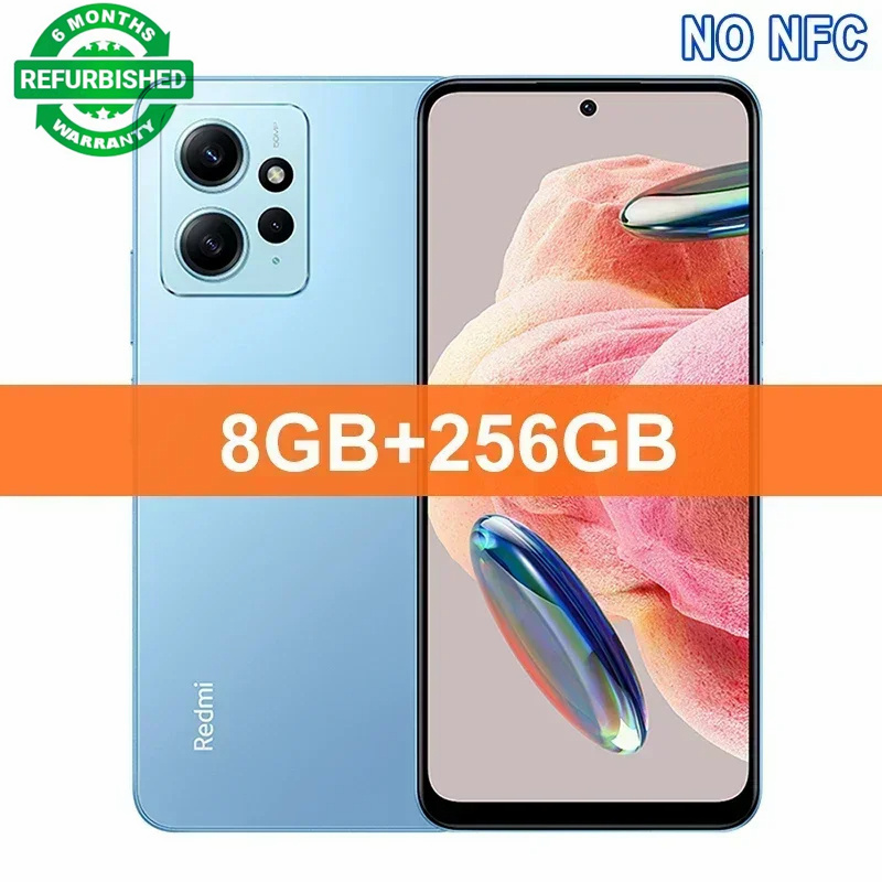 Refurbished Global Version Xiaomi Redmi Note 12 Smartphone 120Hz AMOLED Snapdragon® 685 33W Fast Charging 50MP Camera 5000mAh Battery