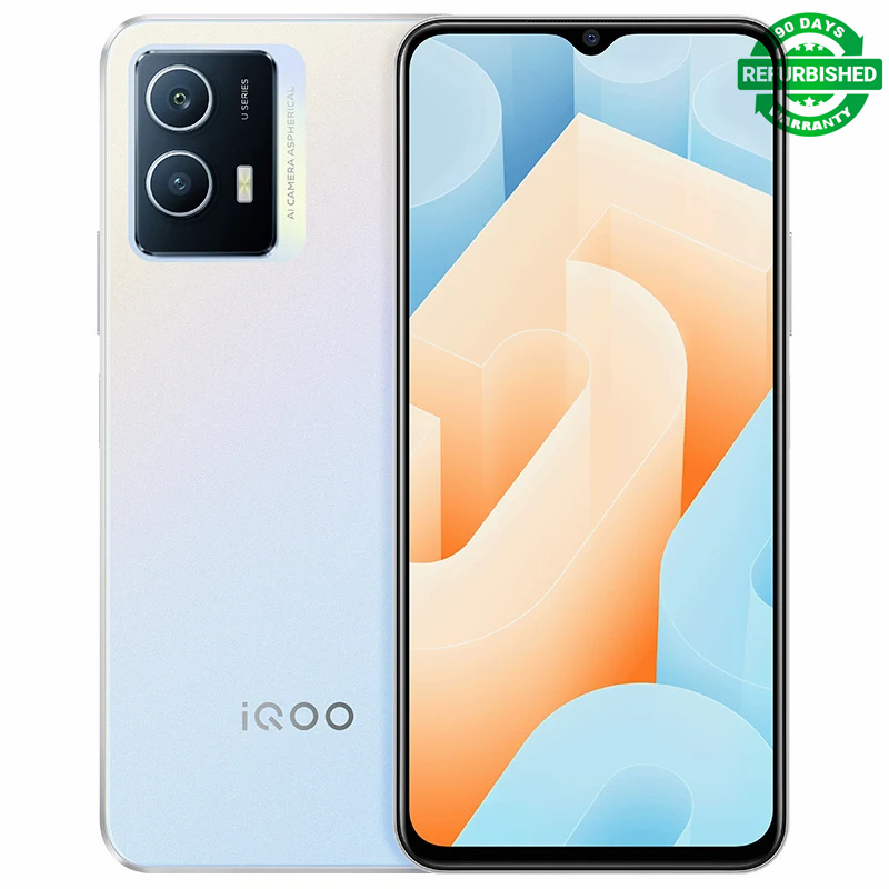 Refurbished Original Vivo Iqoo U5 5G Mobile Phone Snapdragon 695 Octa Core Android 12.0 6.58" 120HZ 2408X1080 50.0MP Fingerprint Face ID
