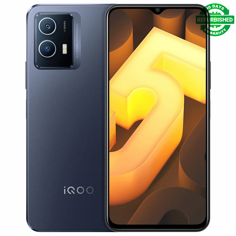 Refurbished Original Vivo Iqoo U5 5G Mobile Phone Snapdragon 695 Octa Core Android 12.0 6.58" 120HZ 2408X1080 50.0MP Fingerprint Face ID