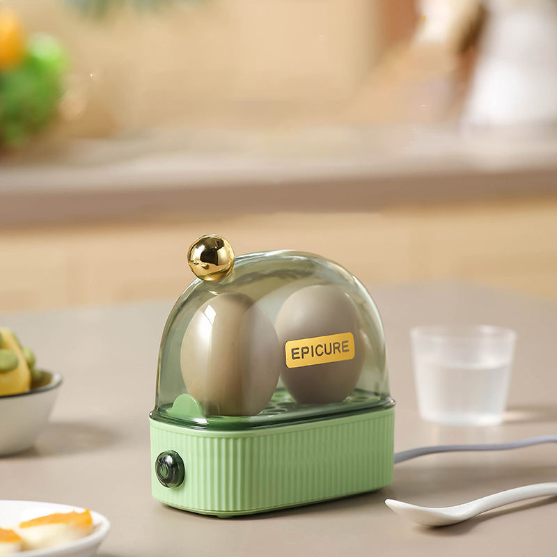 Egg Boiler Electric Multifunctional Egg Steamer, EGGS Cooker And Poacher for Dinning Room and Kitchen Exquisite 1-2 People