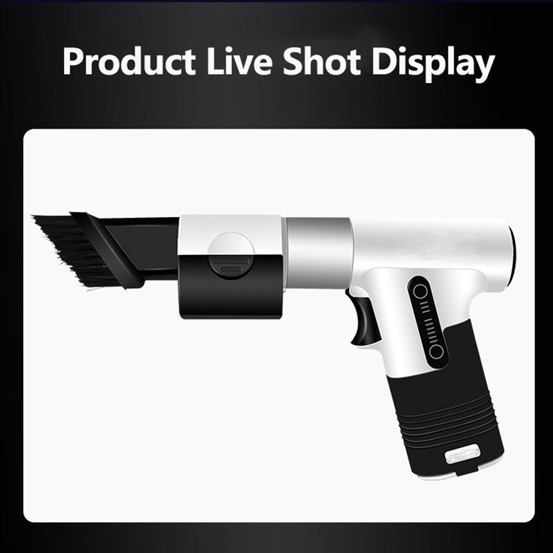 Mini Wireless Car Vacuum Cleaner Multi-function Hair Dryer Portable Electric Dust Remover Interior Dual Purpose Fan