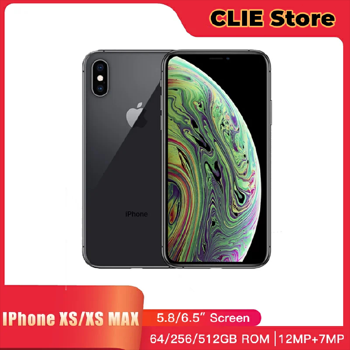 Original Refurbished Apple iPhone XS Max Face ID Hexa-core Ios 64/256GB ROM Dual Camera NFC Smartphone 4G Unlocked Used Phone