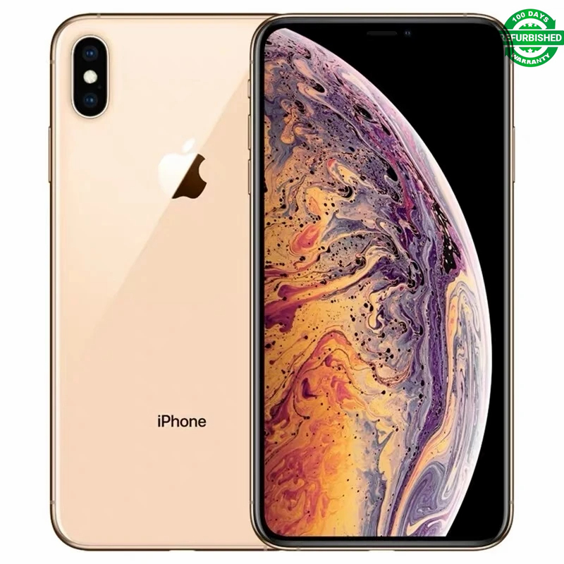 Original Refurbished Apple iPhone XS Max Face ID Hexa-core Ios 64/256GB ROM Dual Camera NFC Smartphone 4G Unlocked Used Phone