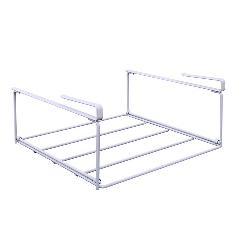 Foldable Under the shelf mesh rack storage rack Organizing Rack Desk Table Rack Storage Organizer