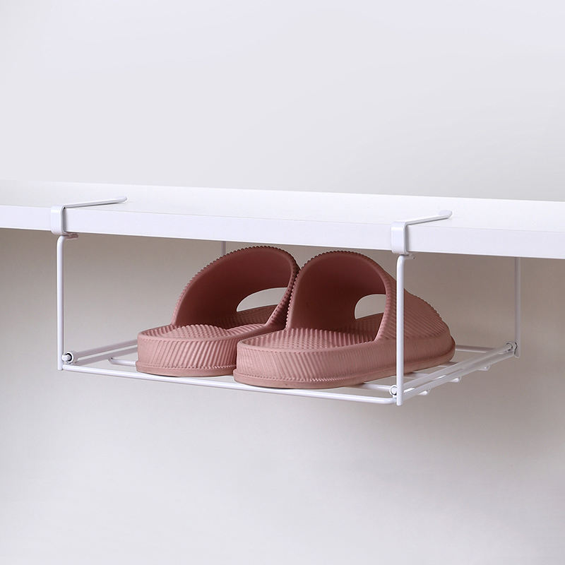 Foldable Under the shelf mesh rack storage rack Organizing Rack Desk Table Rack Storage Organizer