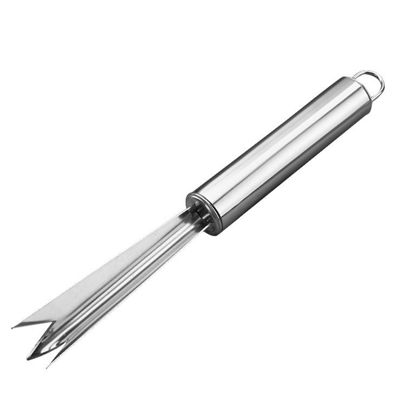 Pineapple Eye Peeler Remover Tool, Stainless Steel Pineapple Eye Clip and V Shape Pineapple Eye Cutter, for Home Kitchen Fruit Store Supermarket