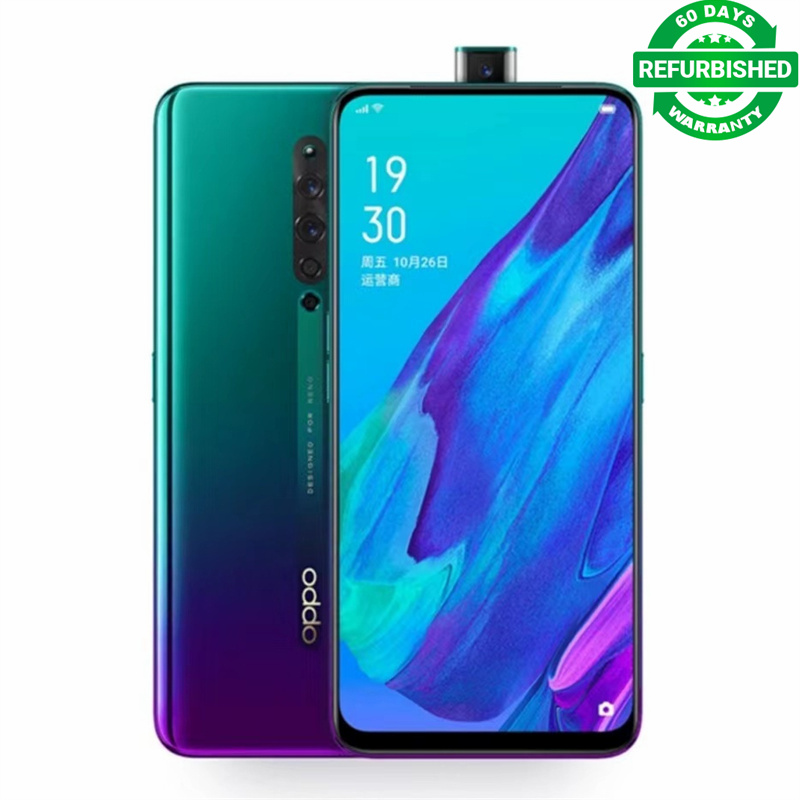 Refurbished OPPO Reno 2z 128GB+8GB 6.5 inch 48MP+16MP Camera Face Unlock Dual SIM Smart Phones