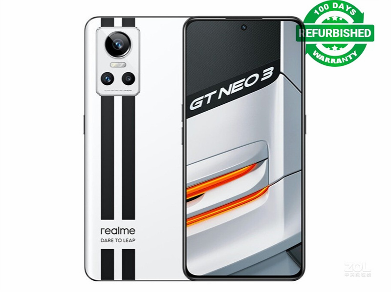 Refurbished Phones Realme GT NEO 3 5G Smartphone 80/150W Super Charge Dimensity 8100 Game Mobile Phone 120HZ AMOLED Screen 4500mAh NFC gt neo3 Cellphone