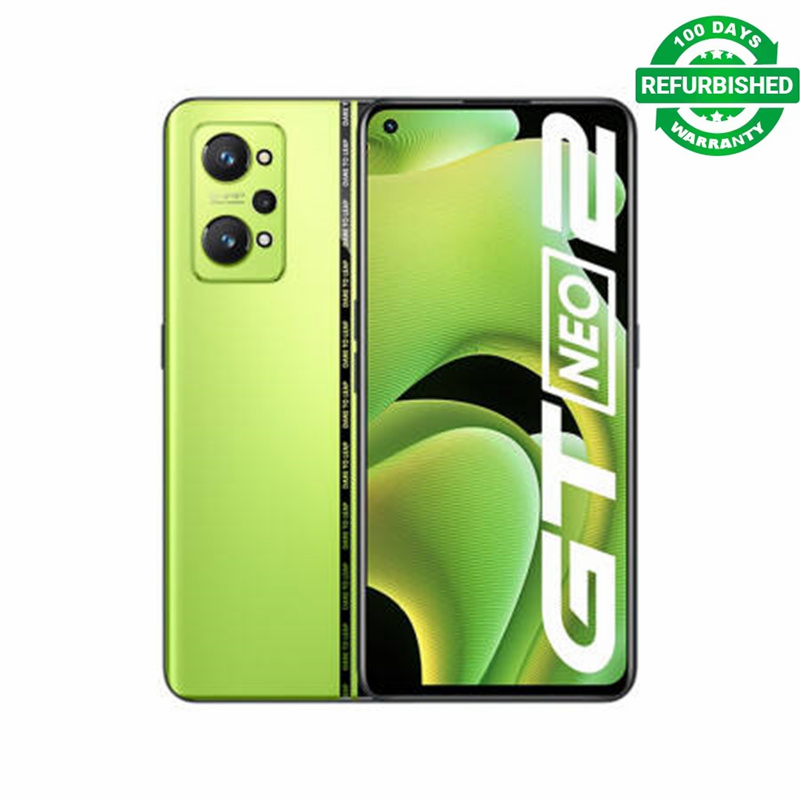 Refurbished Original realme GT Neo 2 5G Mobile Phone 128GB 6.43"120Hz Super AMOLED Dimensity 1200 Octa Core 50W Fast Charge 64MP WIFI 6 NFC