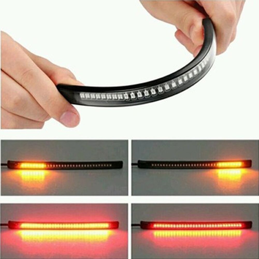 【Ready Stock】Motorcycle Light Bar Strip Tail Turn Signal Tail Rear Brake Stop Bulb Light