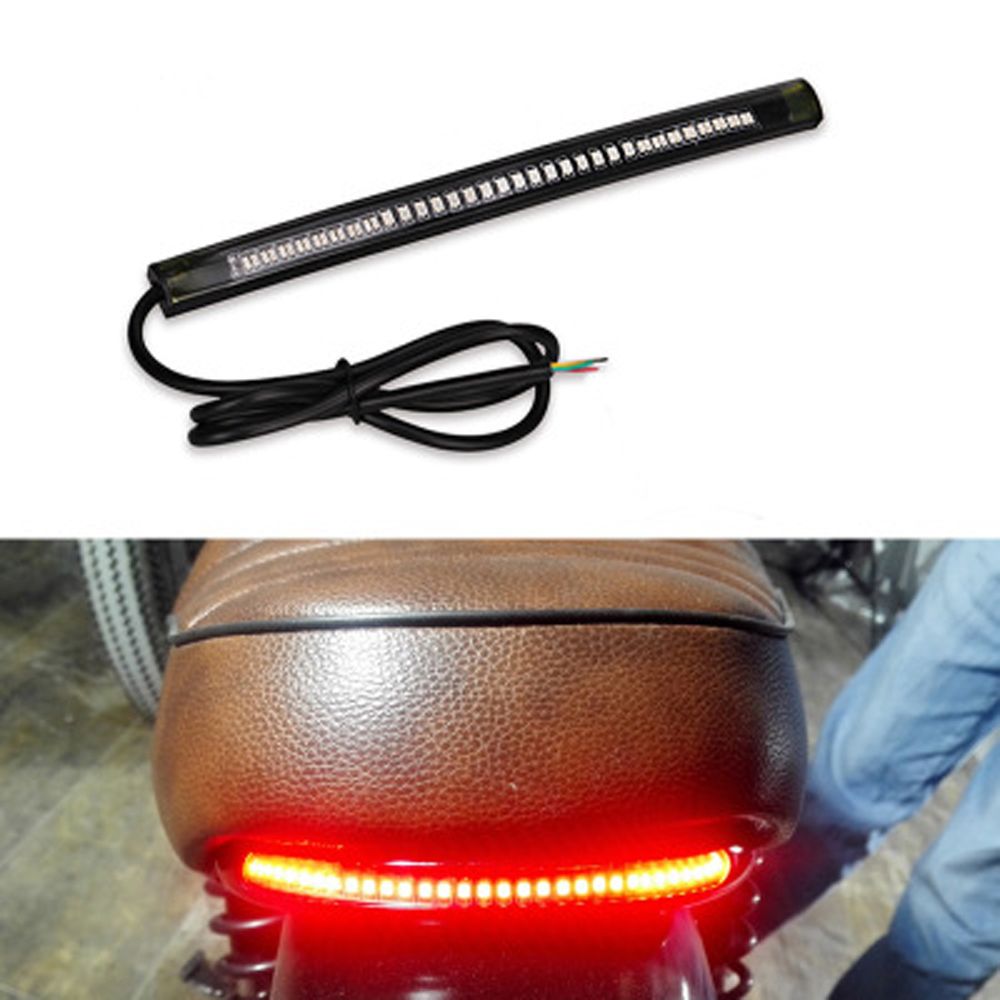 【Ready Stock】Motorcycle Light Bar Strip Tail Turn Signal Tail Rear Brake Stop Bulb Light