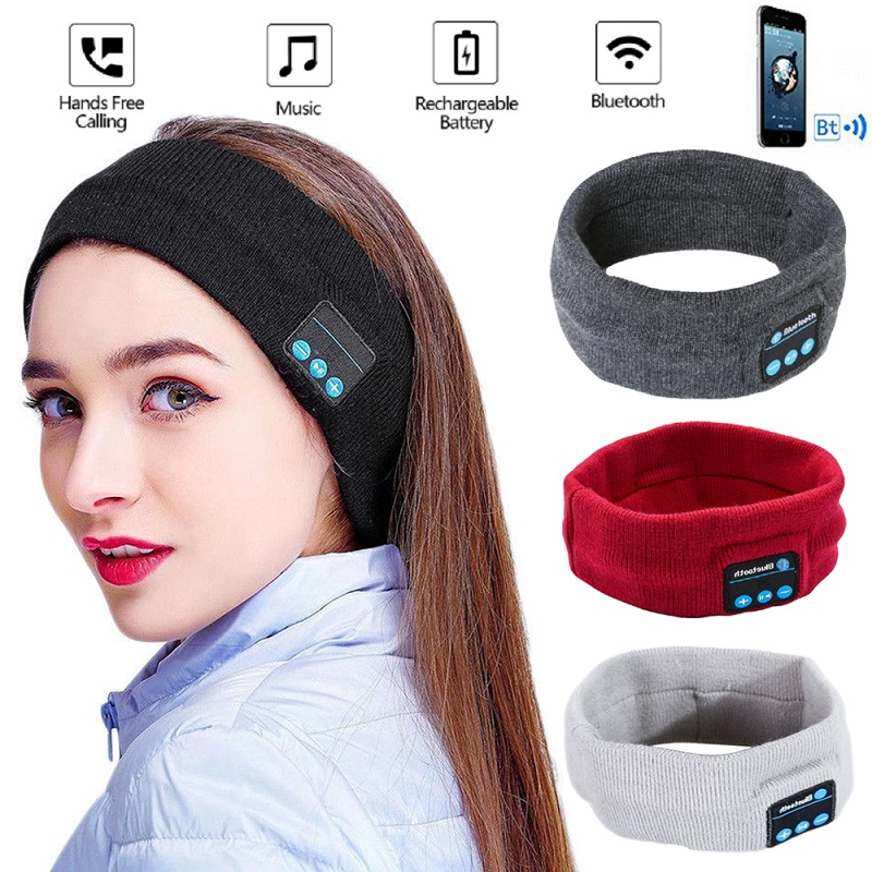 Wireless Bluetooth Stereo Headphones Running Earphone Sleep Headset Sports Earphones &amp; Headset
