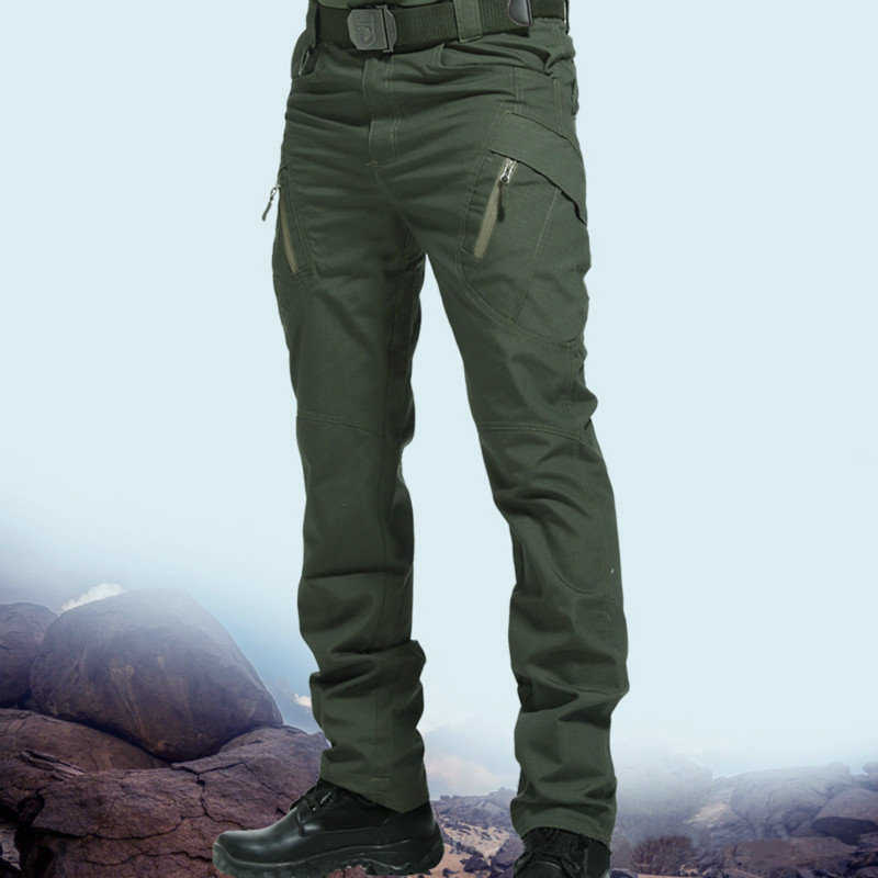 Mens Tactical Pants Multiple Pocket Elasticity Military Urban Commuter Tacitcal Trousers