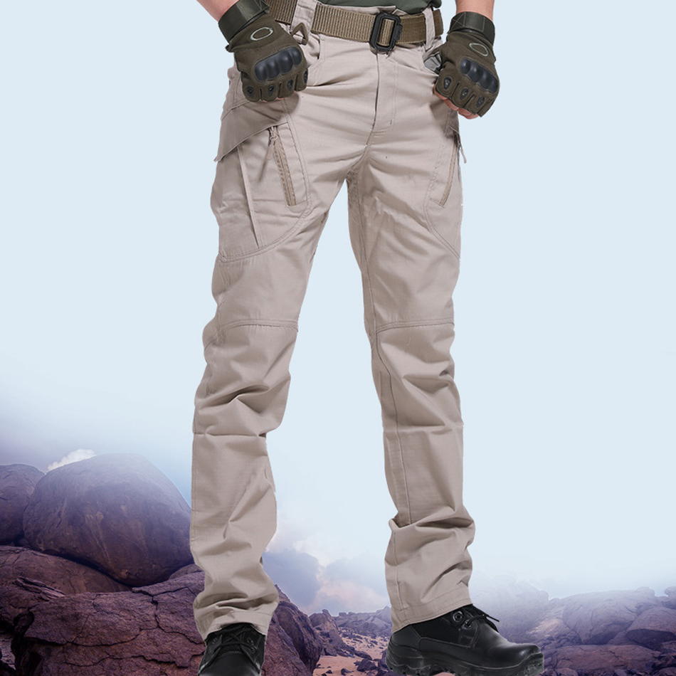 Mens Tactical Pants Multiple Pocket Elasticity Military Urban Commuter Tacitcal Trousers