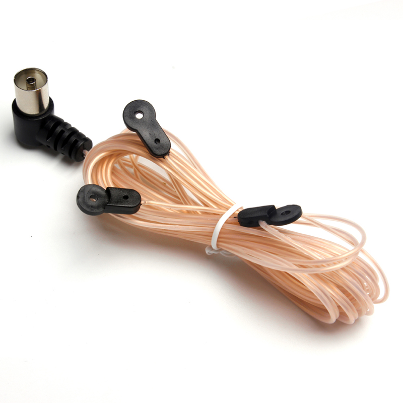 Dlenp Dipole Antenna Indoor Copper Aerial HD Radio T shape Male/ Female Smart Home Accessories