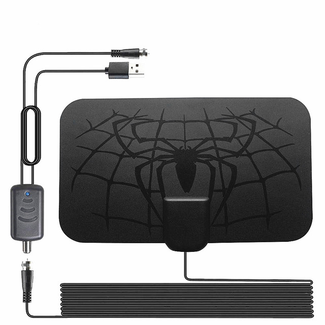 Indoor 1500 Miles Digital Antena TV Aerial Amplified HDTV Antenna 4K DVB-T2 Smart Home Accessories