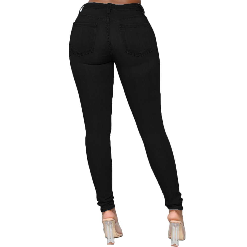 Summer Hot Sale Women's Denim Tights Stretch Jeans Slim Pencil Pants Trousers &amp; Leggings