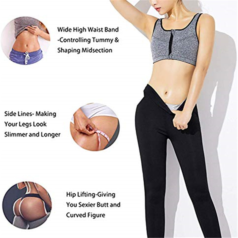 Waist Trainers Sweat Sauna Pants Body Shaper Slimming Pants Women Trousers &amp; Leggings
