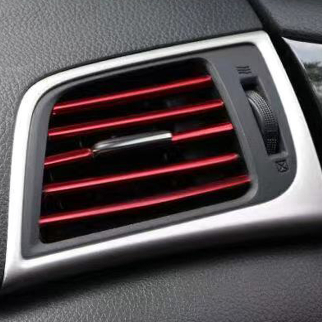 10pcs Car Article decoration 20cm Interior Air Vent Grille Switch Rim Trim Interior Accessories