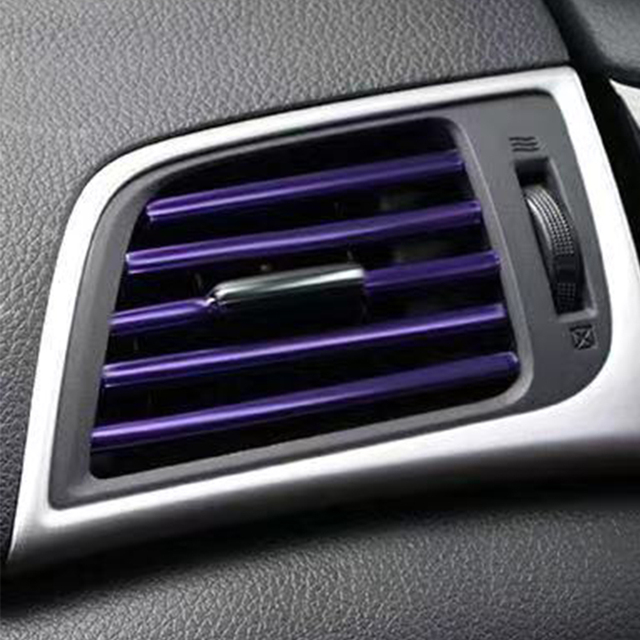10pcs Car Article decoration 20cm Interior Air Vent Grille Switch Rim Trim Interior Accessories