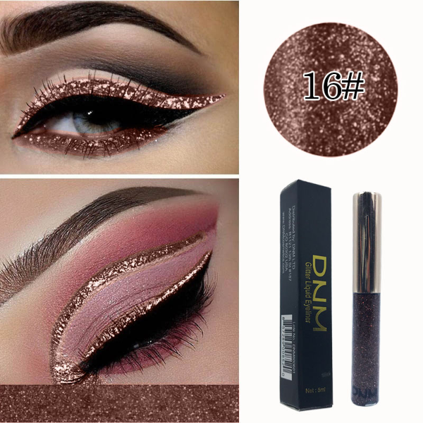 Shiny Liquid Eyeliner Waterproof Long-lasting Quick-drying Sexy Charming Color Eyeliner Makeup