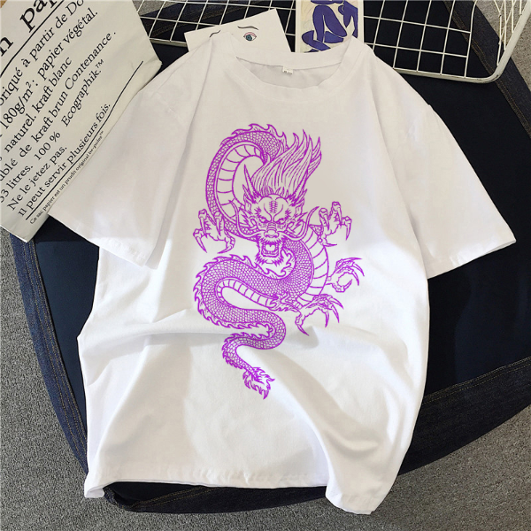 Korean Fashion Women White T Shirt Graphic Print Summer Short Shirt O Neck Tshirts Lady  Tops