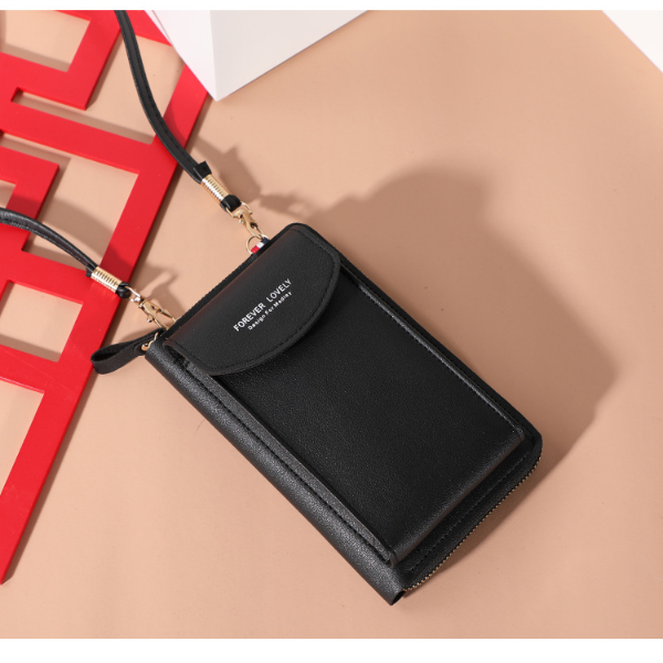 Wallet Women Diagonal PU Multifunctional Mobile Phone Clutch Bag Ladies Purse Large Wallets