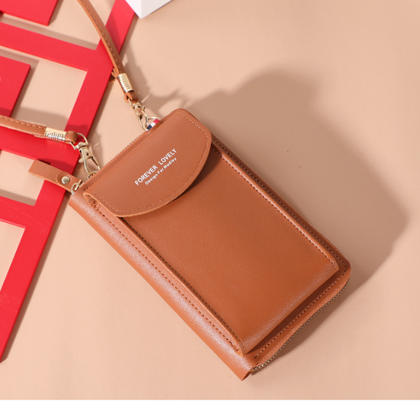 Wallet Women Diagonal PU Multifunctional Mobile Phone Clutch Bag Ladies Purse Large Wallets