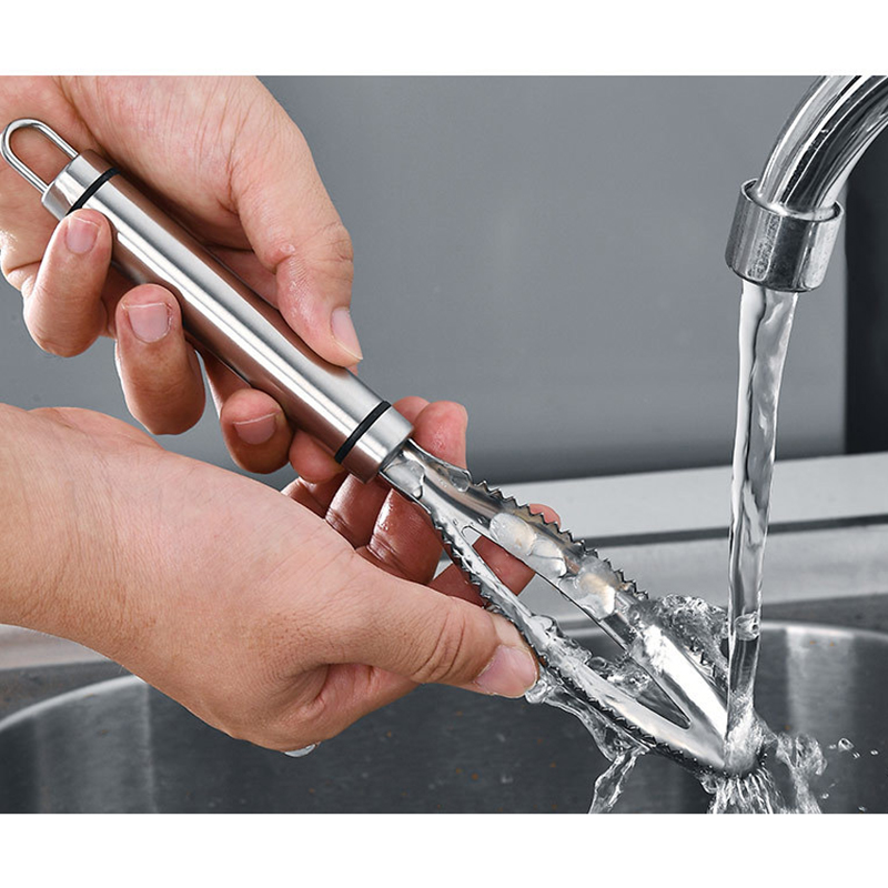 Efficient Fish Scales Scraping Stainless Scaler for Fish Cleaning  Kitchen & Dining room appliances