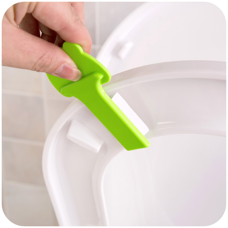 2Pcs Bath Bathroom Products Cute Cartoon Toilet Cover Lifting Device Toilet Bathroom Products