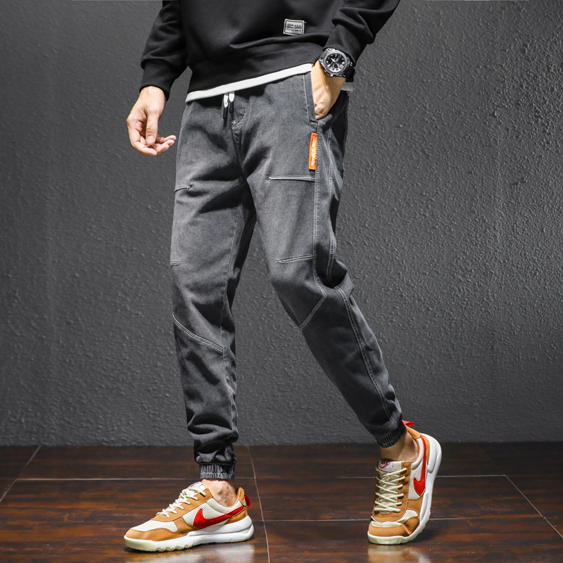 Autumn Winter Baggy Men's Cargo Jeans Fashion Harlan Cotton Streetwear Harajuku Pants Joggers Trousers