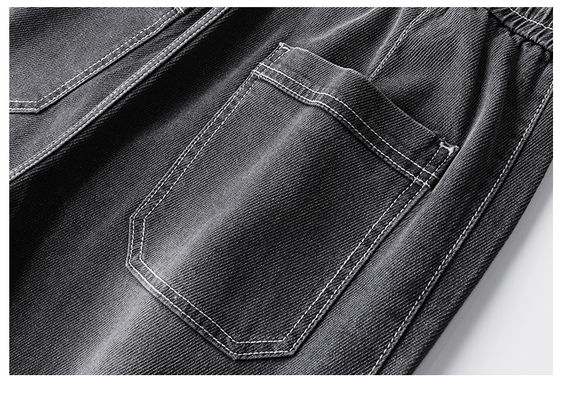 Autumn Winter Baggy Men's Cargo Jeans Fashion Harlan Cotton Streetwear Harajuku Pants Joggers Trousers