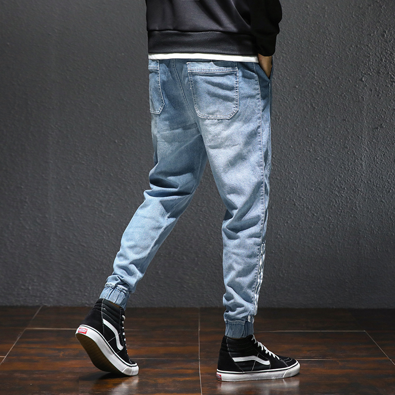 Autumn Winter Baggy Men's Cargo Jeans Fashion Harlan Cotton Streetwear Harajuku Pants Joggers Trousers