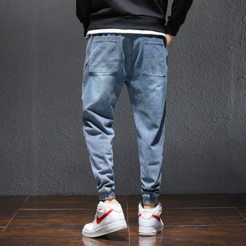 Autumn Winter Baggy Men's Cargo Jeans Fashion Harlan Cotton Streetwear Harajuku Pants Joggers Trousers