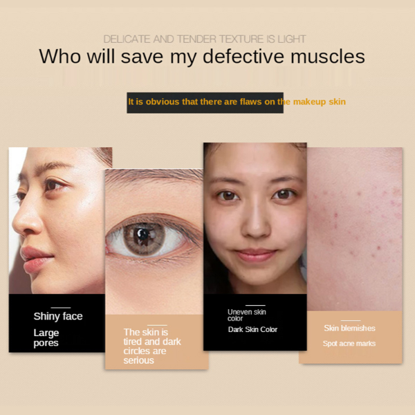 Concealer Stick Waterproof Moisturizing Air Cushion CC Cream Brighten Complexion Concealer Makeup