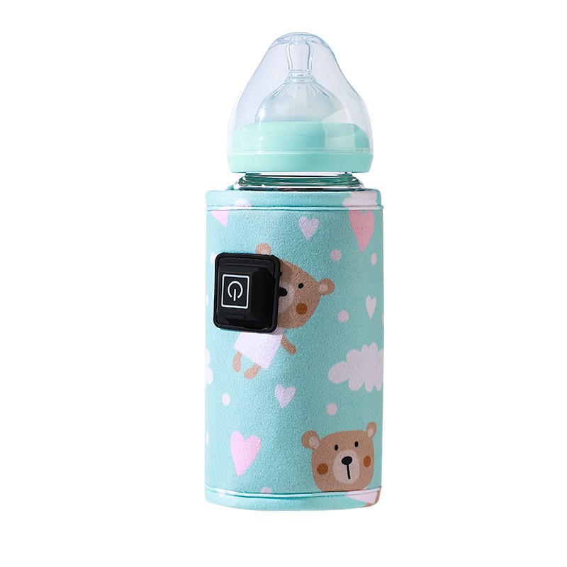 USB Milk Warmer Insulated Bag Portable Travel Cup Warmer Baby Nursing Bottle Feeding