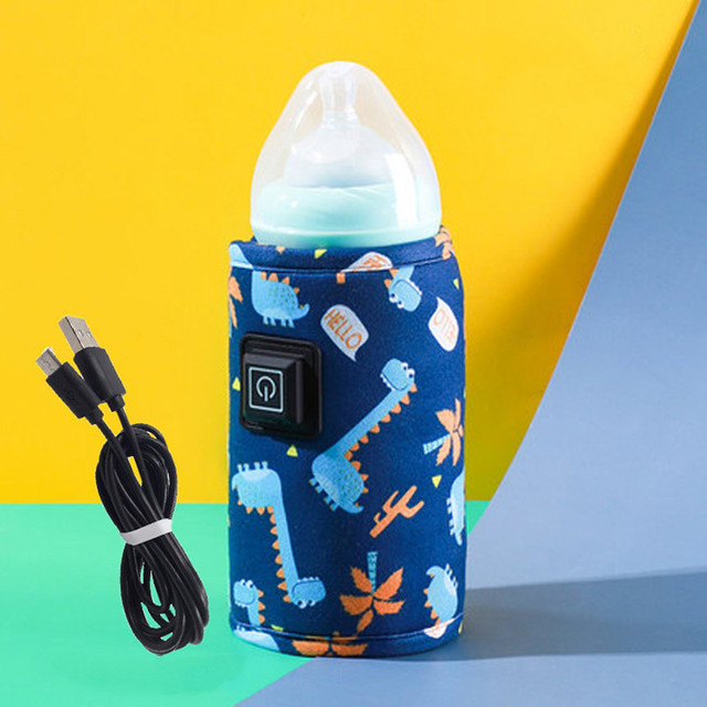 USB Milk Warmer Insulated Bag Portable Travel Cup Warmer Baby Nursing Bottle Feeding